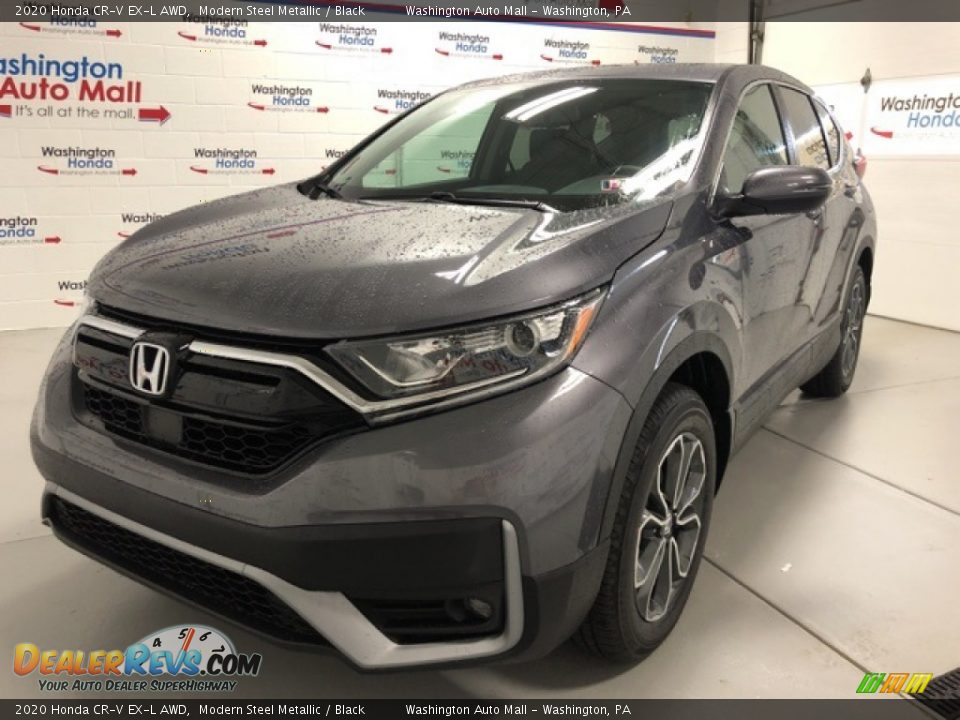 2020 Honda CR-V EX-L AWD Modern Steel Metallic / Black Photo #1