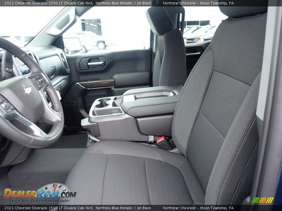 Front Seat of 2021 Chevrolet Silverado 1500 LT Double Cab 4x4 Photo #16