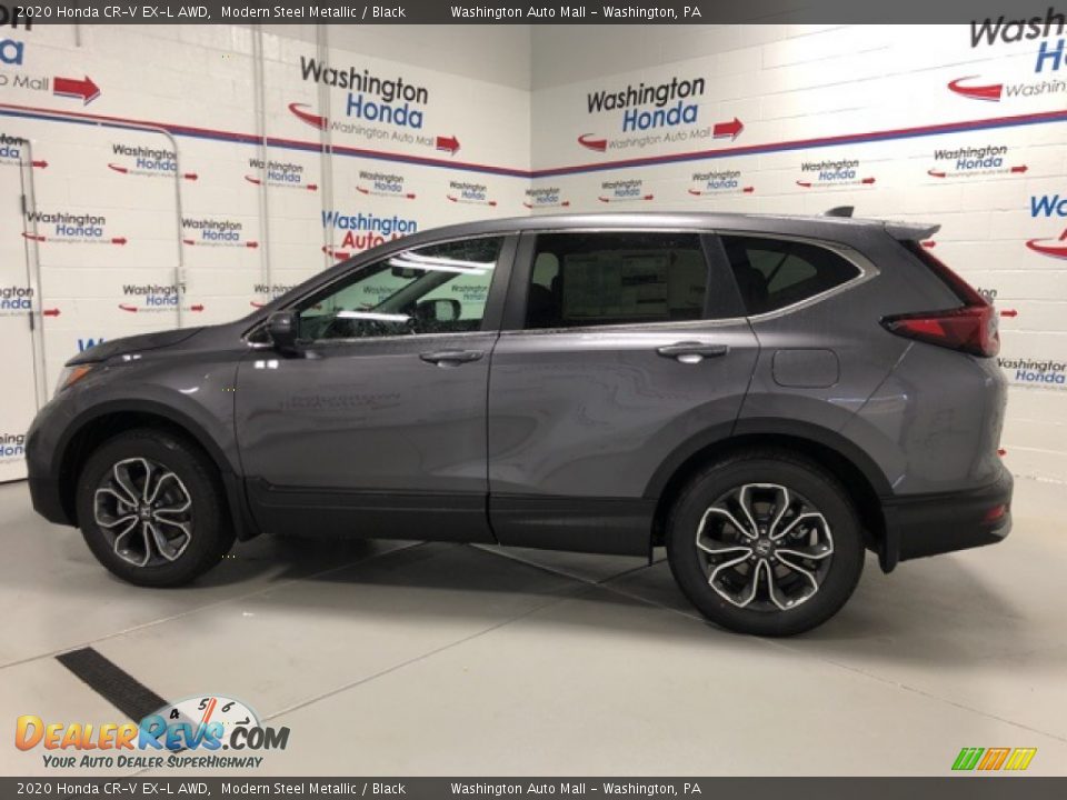 2020 Honda CR-V EX-L AWD Modern Steel Metallic / Black Photo #2