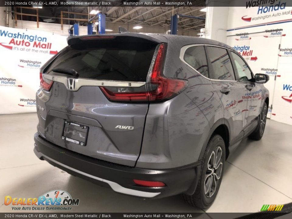 2020 Honda CR-V EX-L AWD Modern Steel Metallic / Black Photo #3