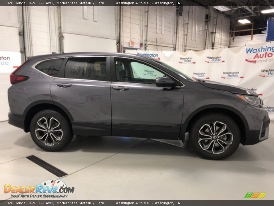 2020 Honda CR-V EX-L AWD Modern Steel Metallic / Black Photo #4