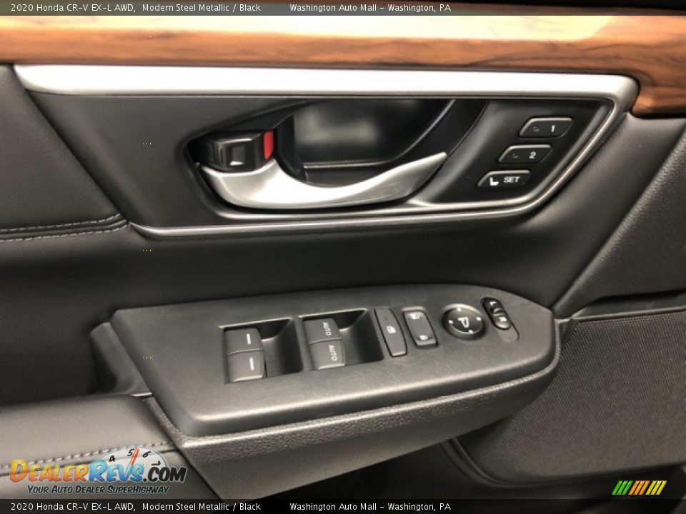 2020 Honda CR-V EX-L AWD Modern Steel Metallic / Black Photo #8