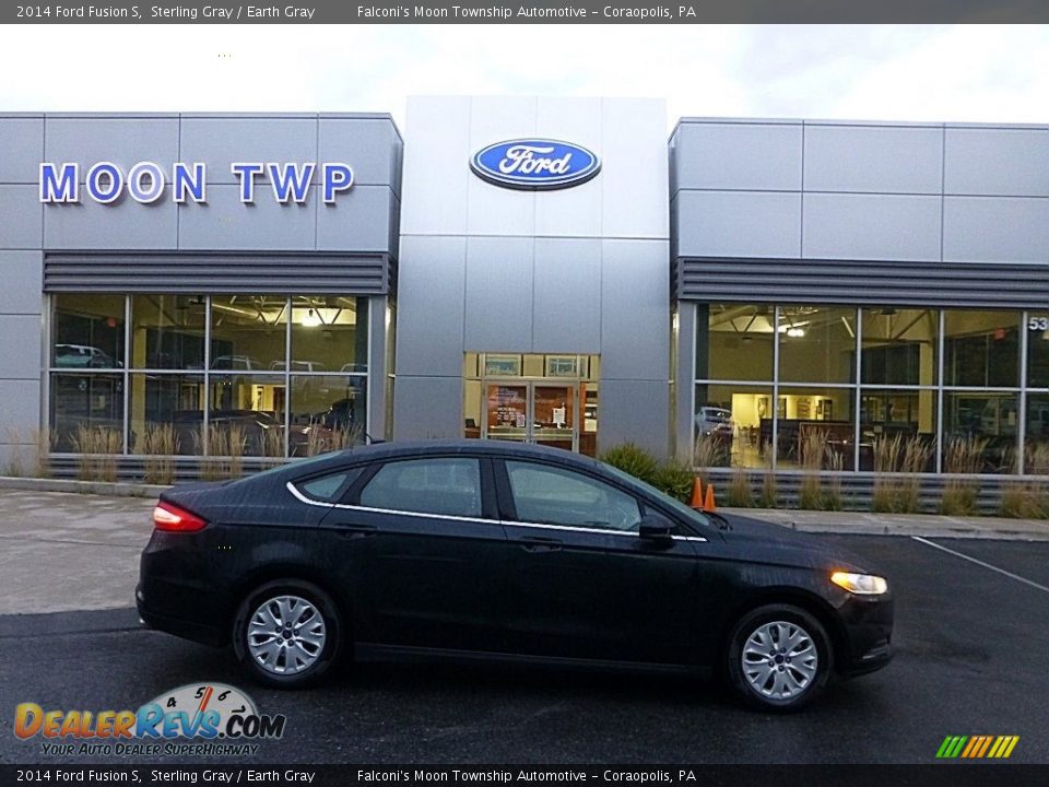 2014 Ford Fusion S Sterling Gray / Earth Gray Photo #1