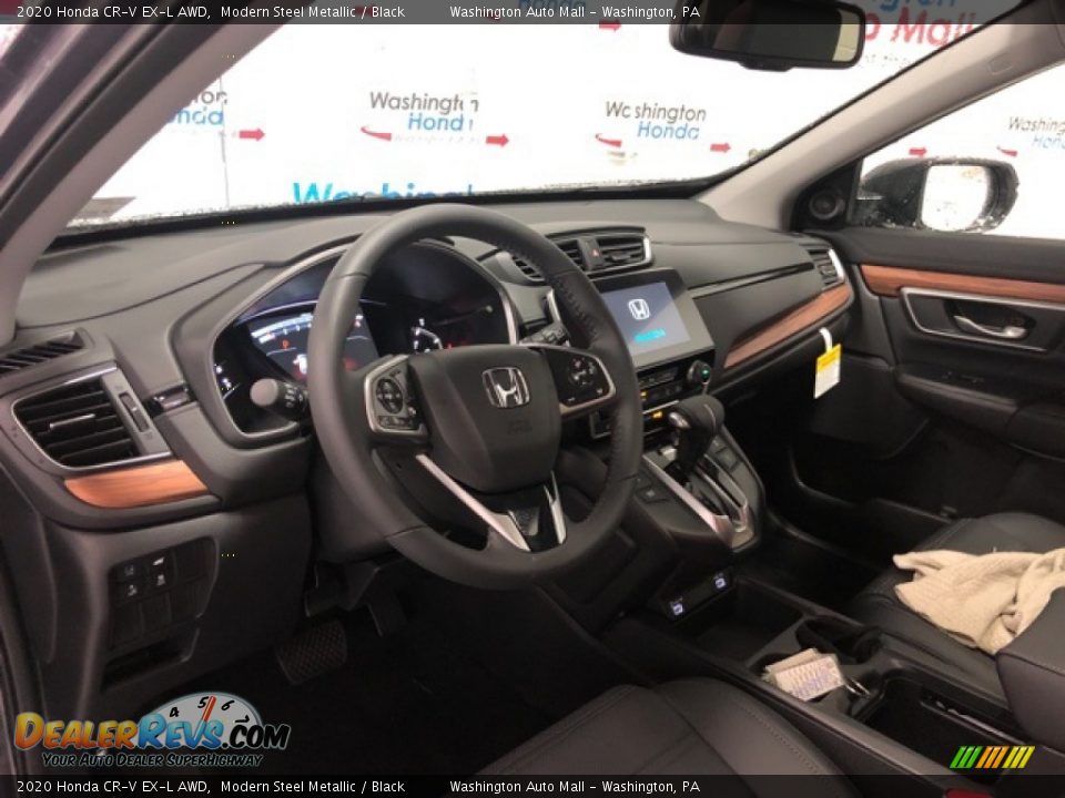 2020 Honda CR-V EX-L AWD Modern Steel Metallic / Black Photo #12