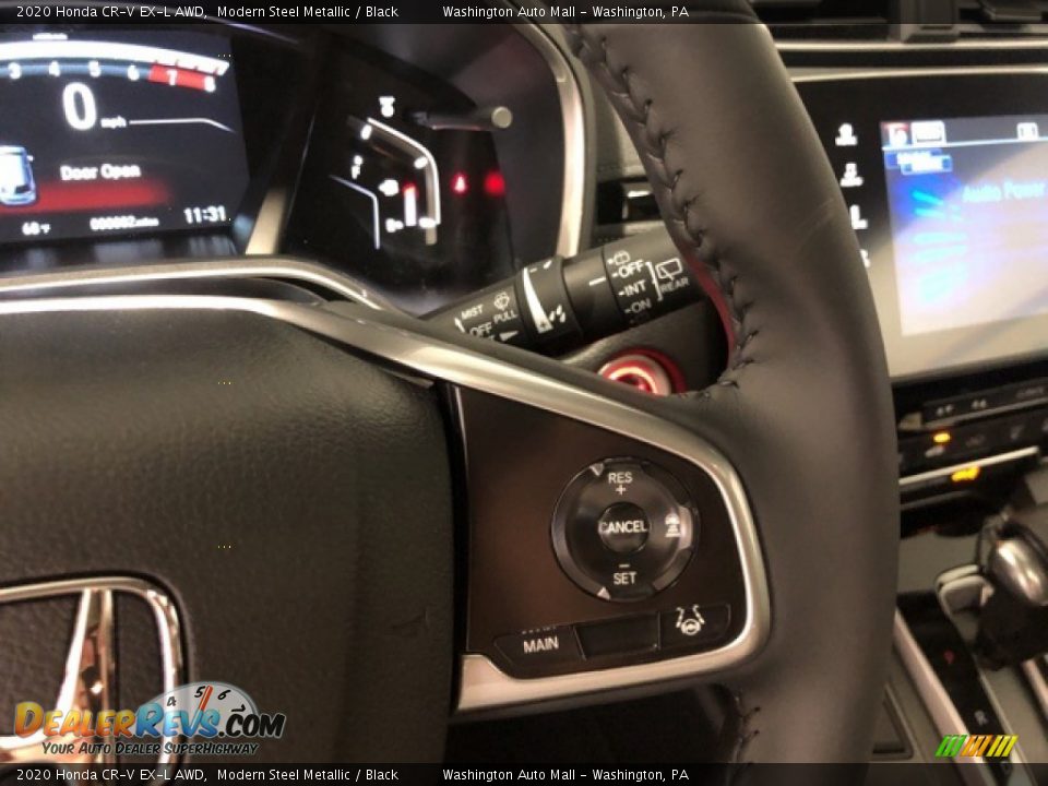 2020 Honda CR-V EX-L AWD Modern Steel Metallic / Black Photo #15