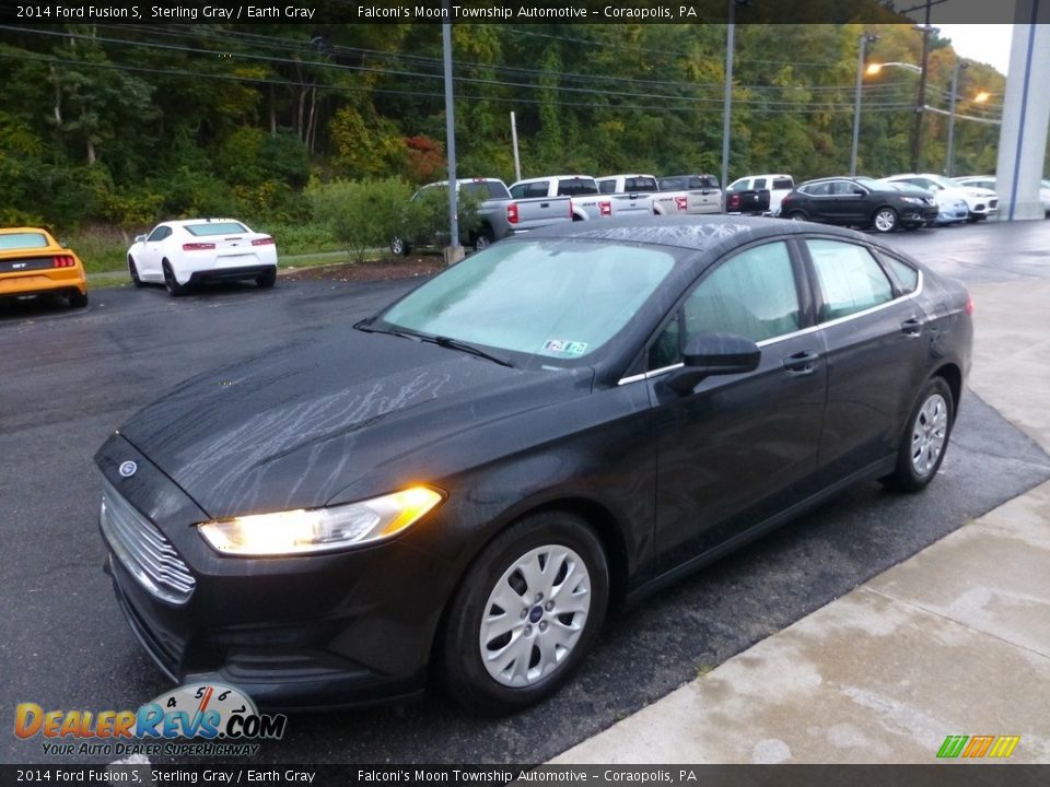 2014 Ford Fusion S Sterling Gray / Earth Gray Photo #7
