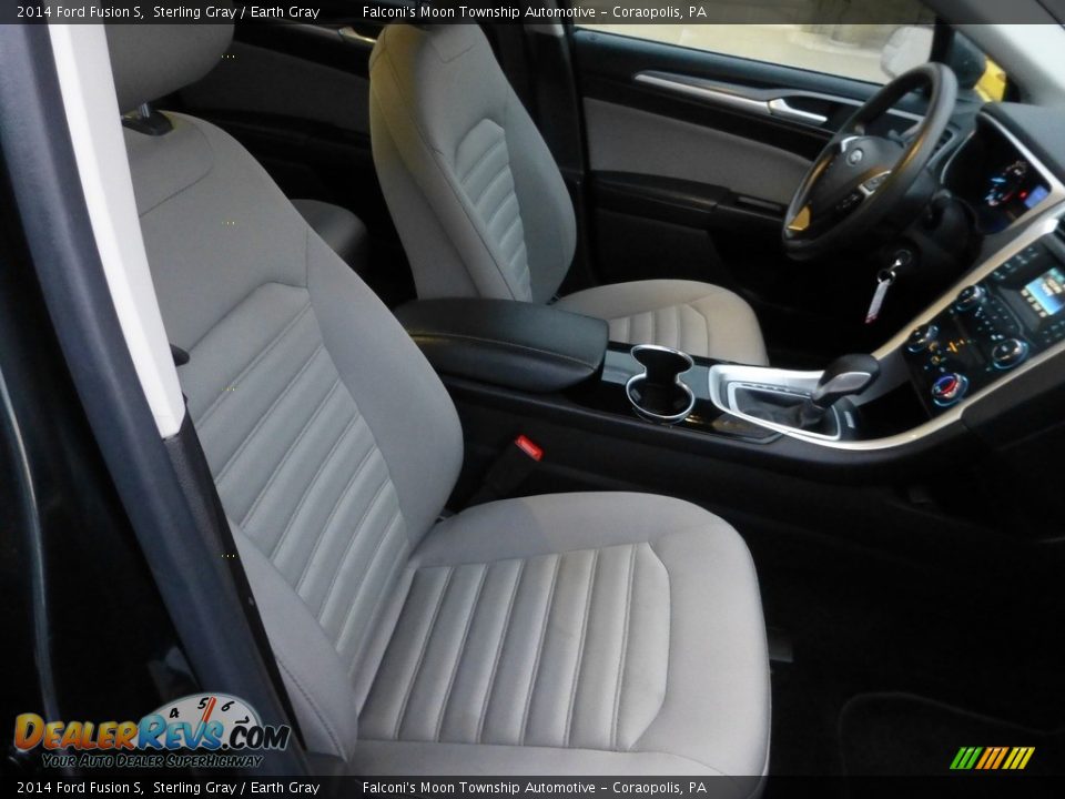 2014 Ford Fusion S Sterling Gray / Earth Gray Photo #11