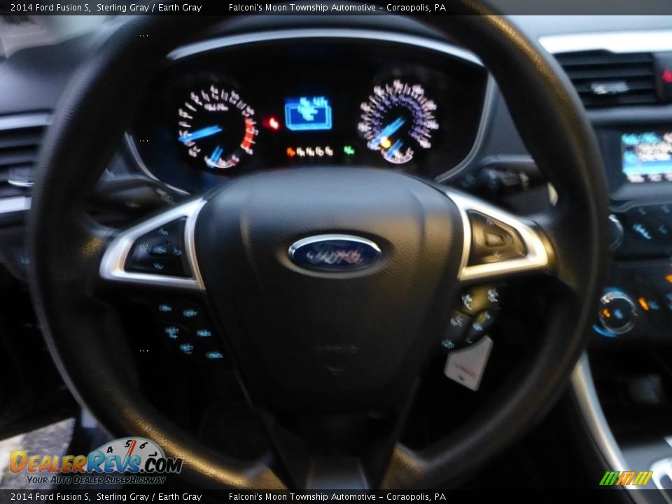 2014 Ford Fusion S Sterling Gray / Earth Gray Photo #22