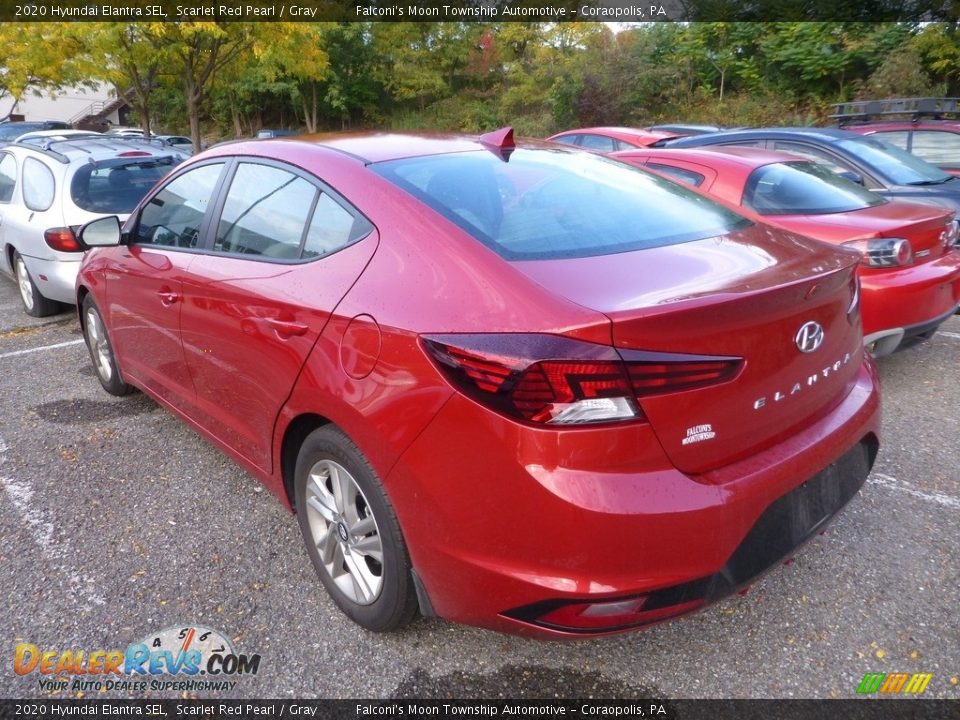 2020 Hyundai Elantra SEL Scarlet Red Pearl / Gray Photo #2