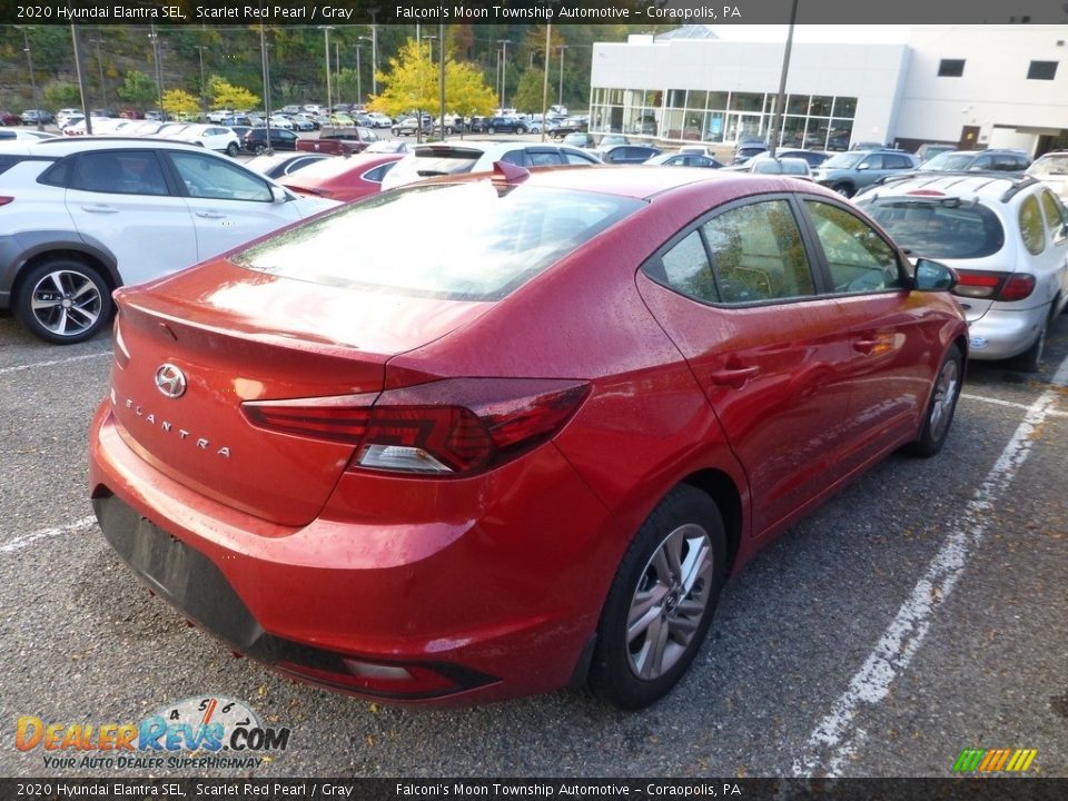 2020 Hyundai Elantra SEL Scarlet Red Pearl / Gray Photo #4