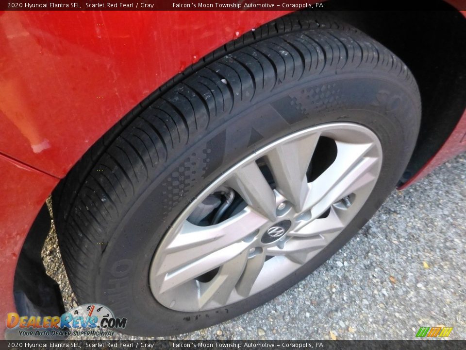 2020 Hyundai Elantra SEL Scarlet Red Pearl / Gray Photo #5