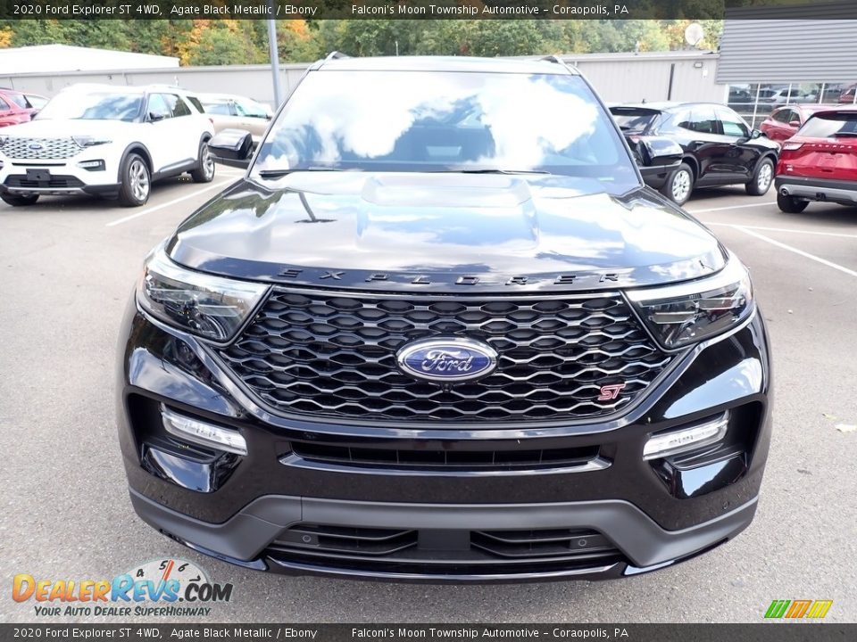 2020 Ford Explorer ST 4WD Agate Black Metallic / Ebony Photo #4
