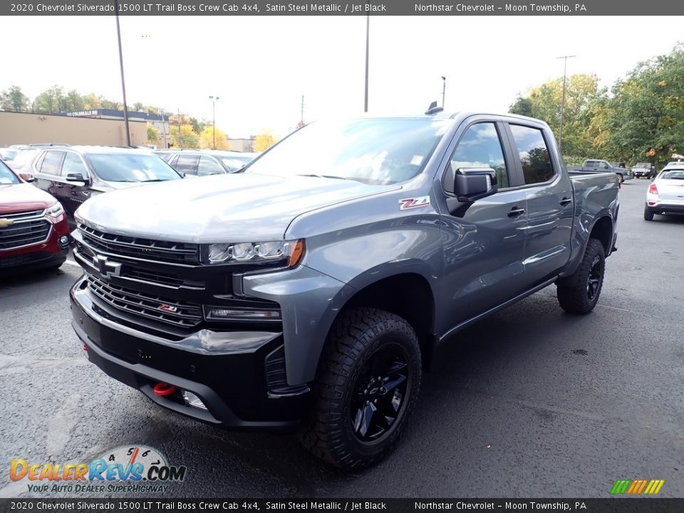 2020 Chevrolet Silverado 1500 LT Trail Boss Crew Cab 4x4 Satin Steel Metallic / Jet Black Photo #1