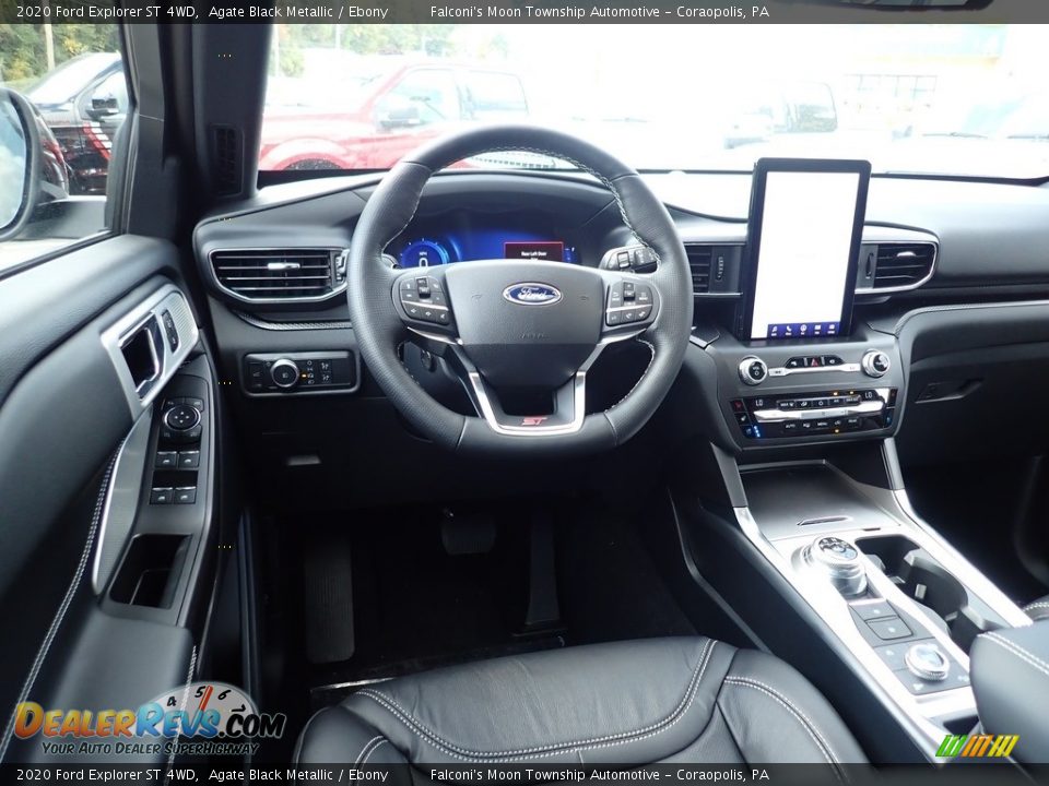 Front Seat of 2020 Ford Explorer ST 4WD Photo #9