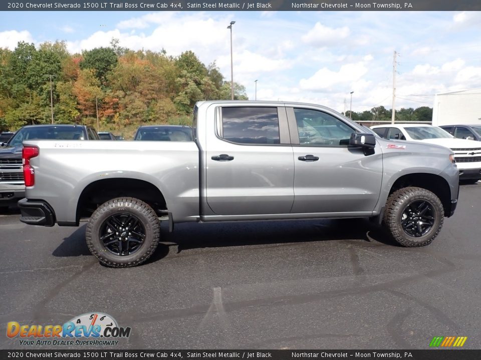 2020 Chevrolet Silverado 1500 LT Trail Boss Crew Cab 4x4 Satin Steel Metallic / Jet Black Photo #7