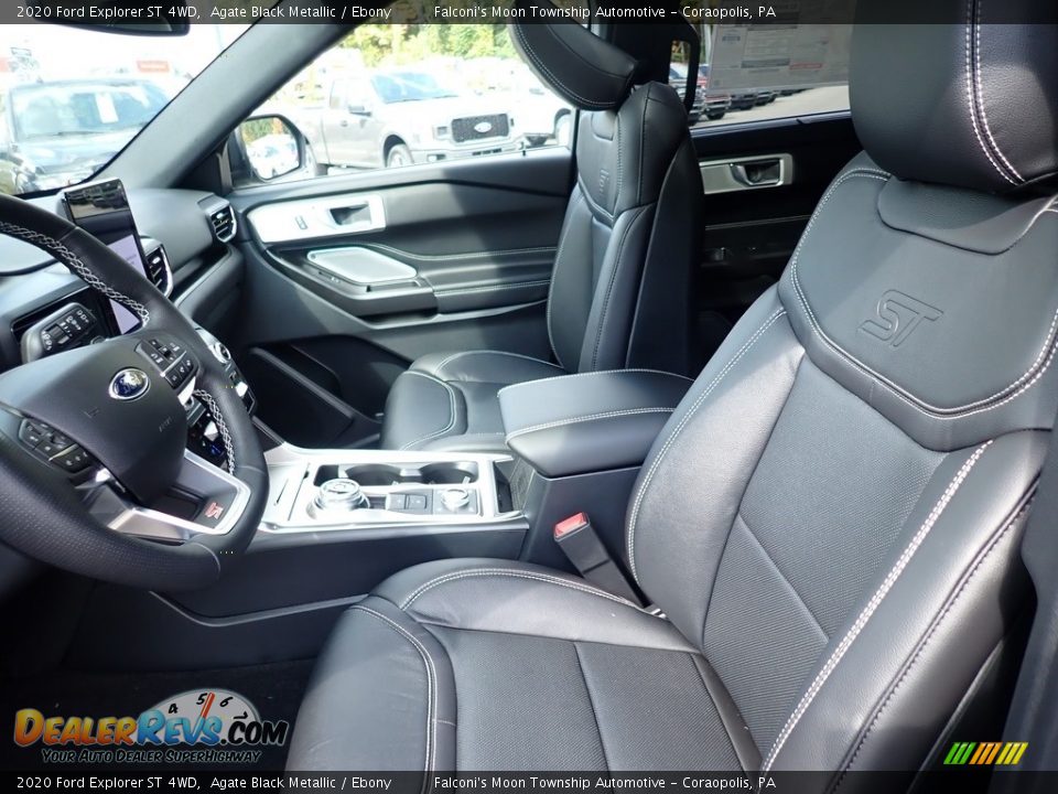 Front Seat of 2020 Ford Explorer ST 4WD Photo #11