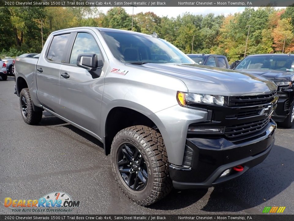 2020 Chevrolet Silverado 1500 LT Trail Boss Crew Cab 4x4 Satin Steel Metallic / Jet Black Photo #8