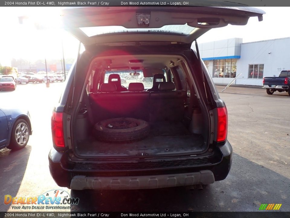 2004 Honda Pilot EX-L 4WD Nighthawk Black Pearl / Gray Photo #15