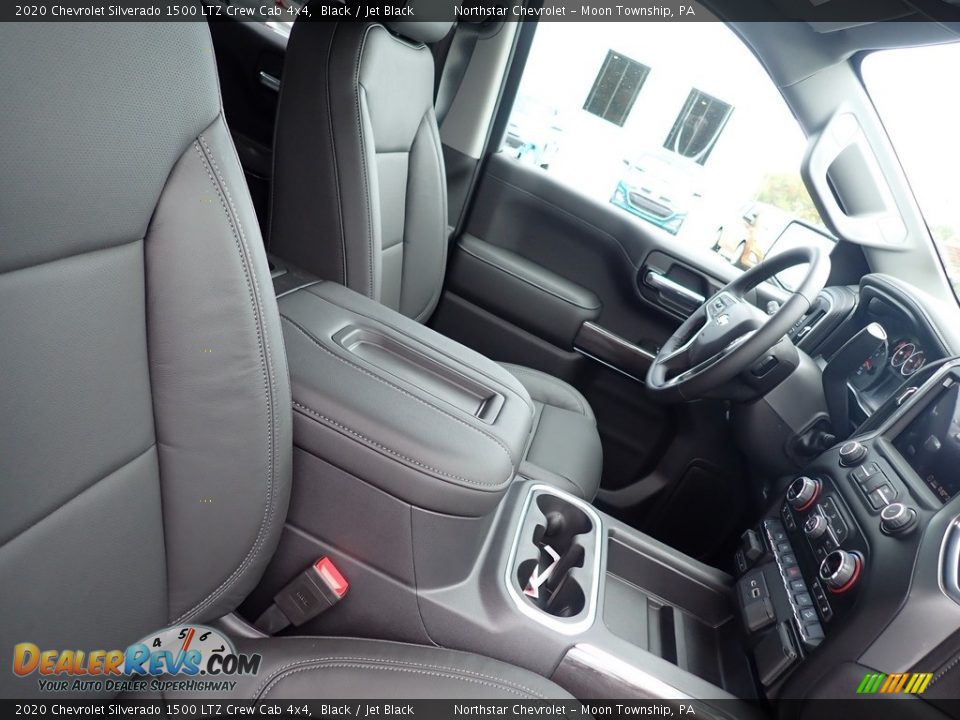 2020 Chevrolet Silverado 1500 LTZ Crew Cab 4x4 Black / Jet Black Photo #10