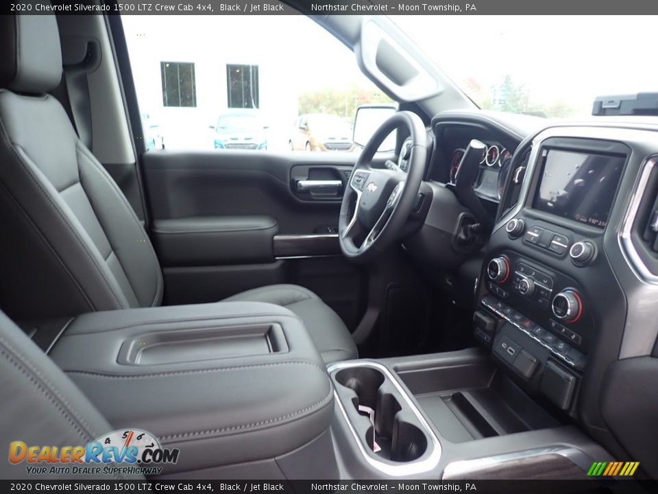 2020 Chevrolet Silverado 1500 LTZ Crew Cab 4x4 Black / Jet Black Photo #11