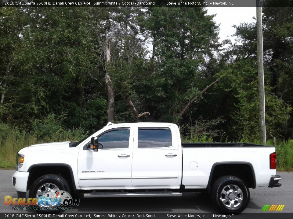 Summit White 2018 GMC Sierra 3500HD Denali Crew Cab 4x4 Photo #1