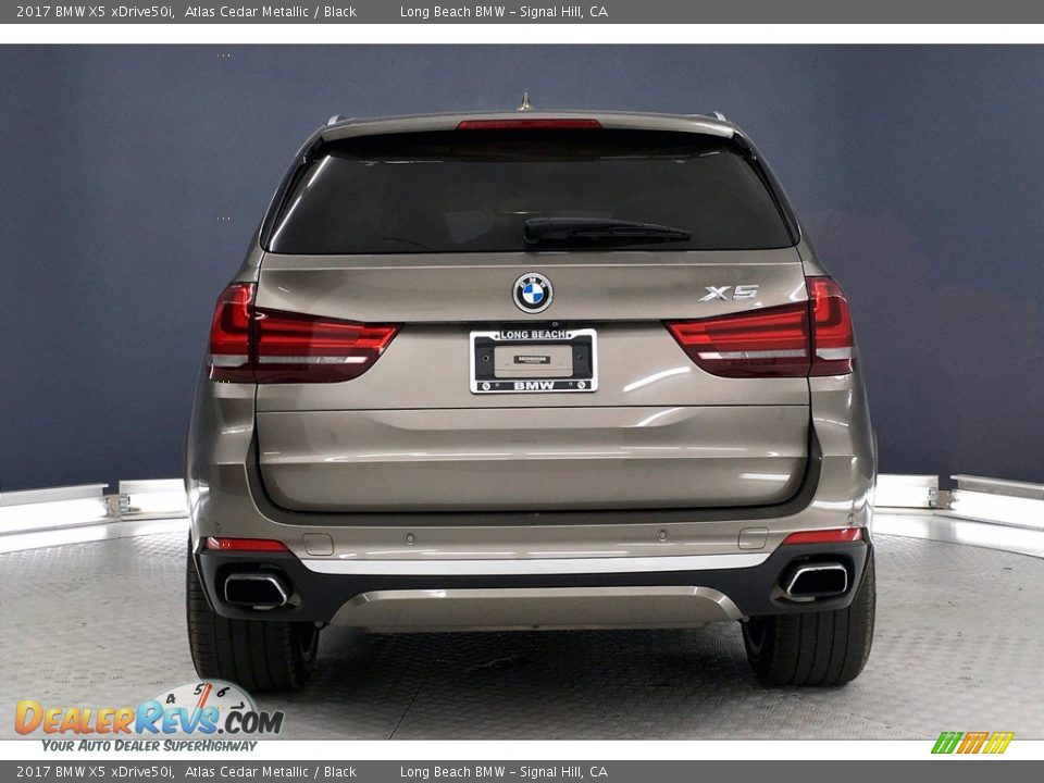 2017 BMW X5 xDrive50i Atlas Cedar Metallic / Black Photo #3