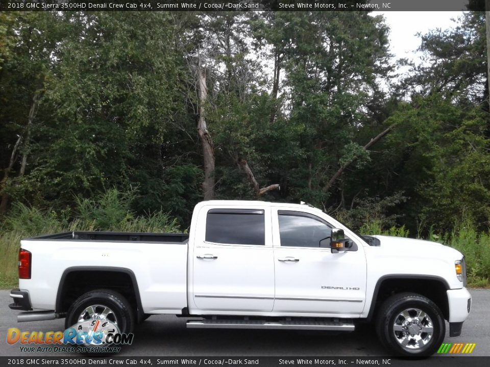 Summit White 2018 GMC Sierra 3500HD Denali Crew Cab 4x4 Photo #6