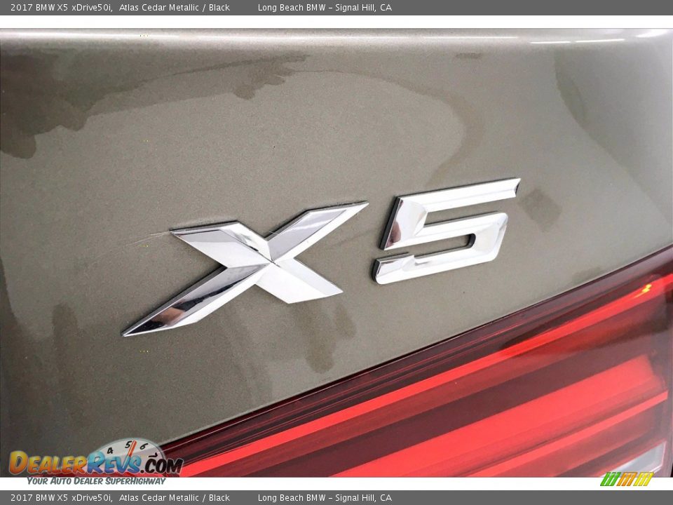2017 BMW X5 xDrive50i Atlas Cedar Metallic / Black Photo #7