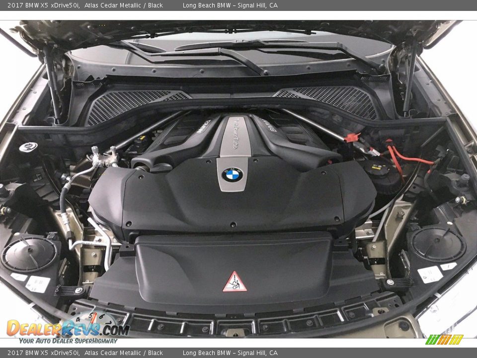 2017 BMW X5 xDrive50i Atlas Cedar Metallic / Black Photo #9