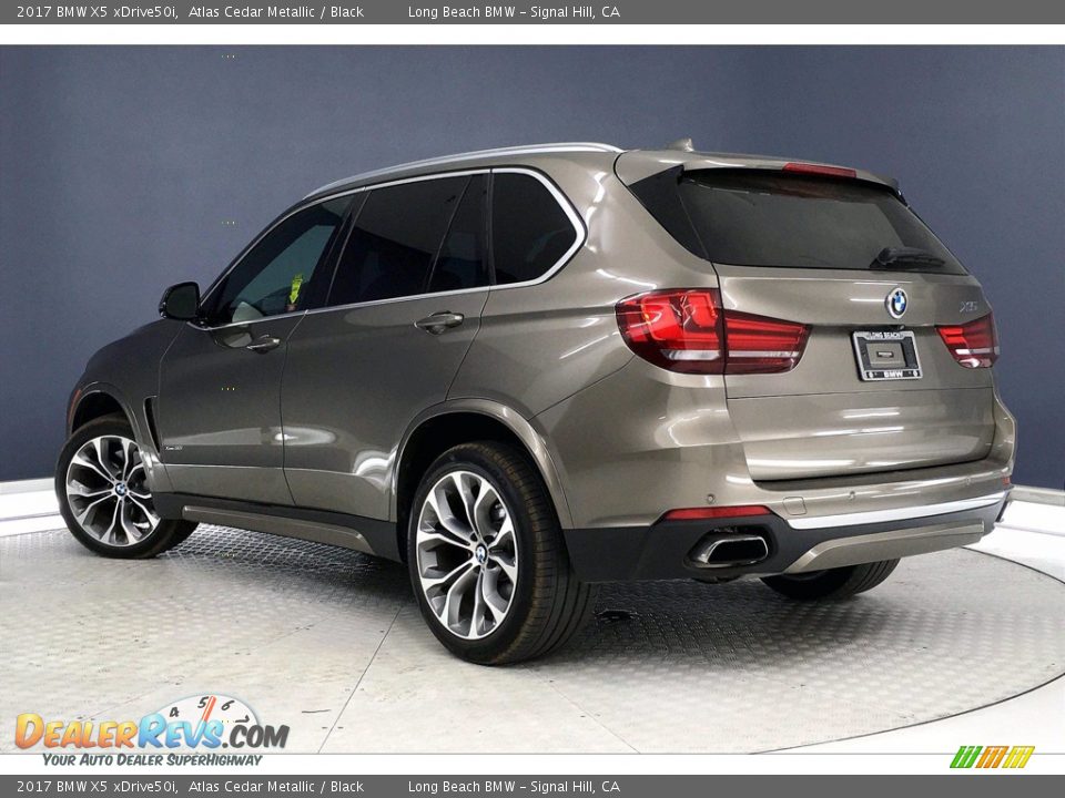 2017 BMW X5 xDrive50i Atlas Cedar Metallic / Black Photo #10