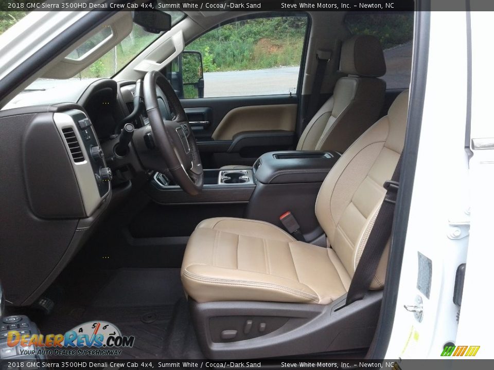 Cocoa/­Dark Sand Interior - 2018 GMC Sierra 3500HD Denali Crew Cab 4x4 Photo #12