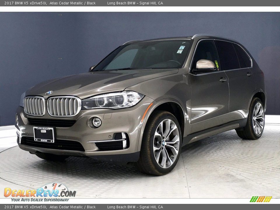 2017 BMW X5 xDrive50i Atlas Cedar Metallic / Black Photo #12