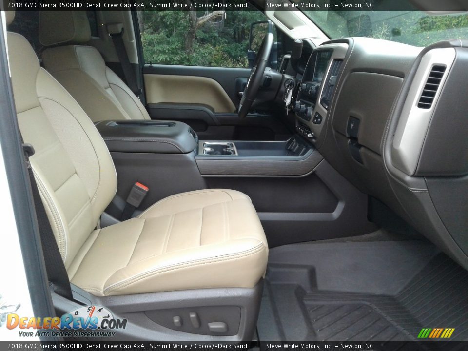 Front Seat of 2018 GMC Sierra 3500HD Denali Crew Cab 4x4 Photo #18