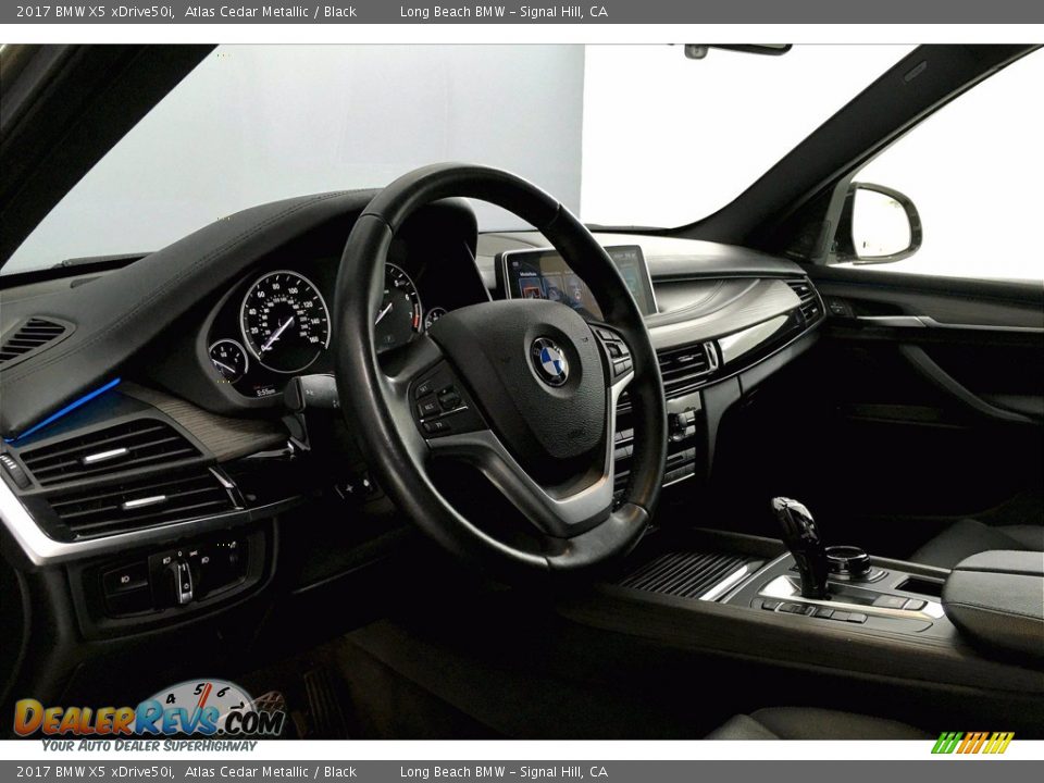 2017 BMW X5 xDrive50i Atlas Cedar Metallic / Black Photo #21