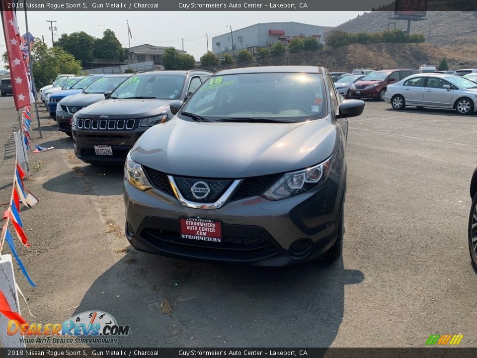 2018 Nissan Rogue Sport S Gun Metallic / Charcoal Photo #1