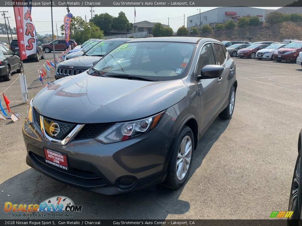 2018 Nissan Rogue Sport S Gun Metallic / Charcoal Photo #2