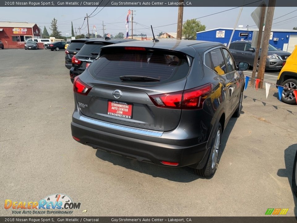 2018 Nissan Rogue Sport S Gun Metallic / Charcoal Photo #4