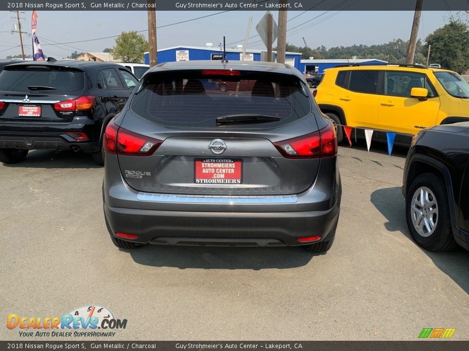 2018 Nissan Rogue Sport S Gun Metallic / Charcoal Photo #5