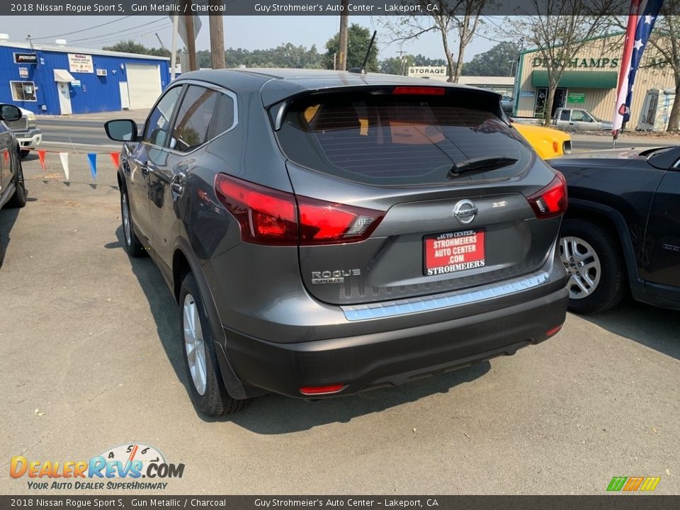 2018 Nissan Rogue Sport S Gun Metallic / Charcoal Photo #6