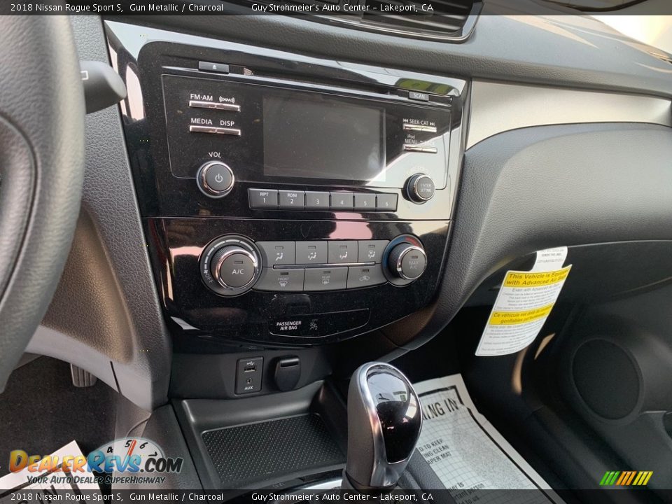 2018 Nissan Rogue Sport S Gun Metallic / Charcoal Photo #11