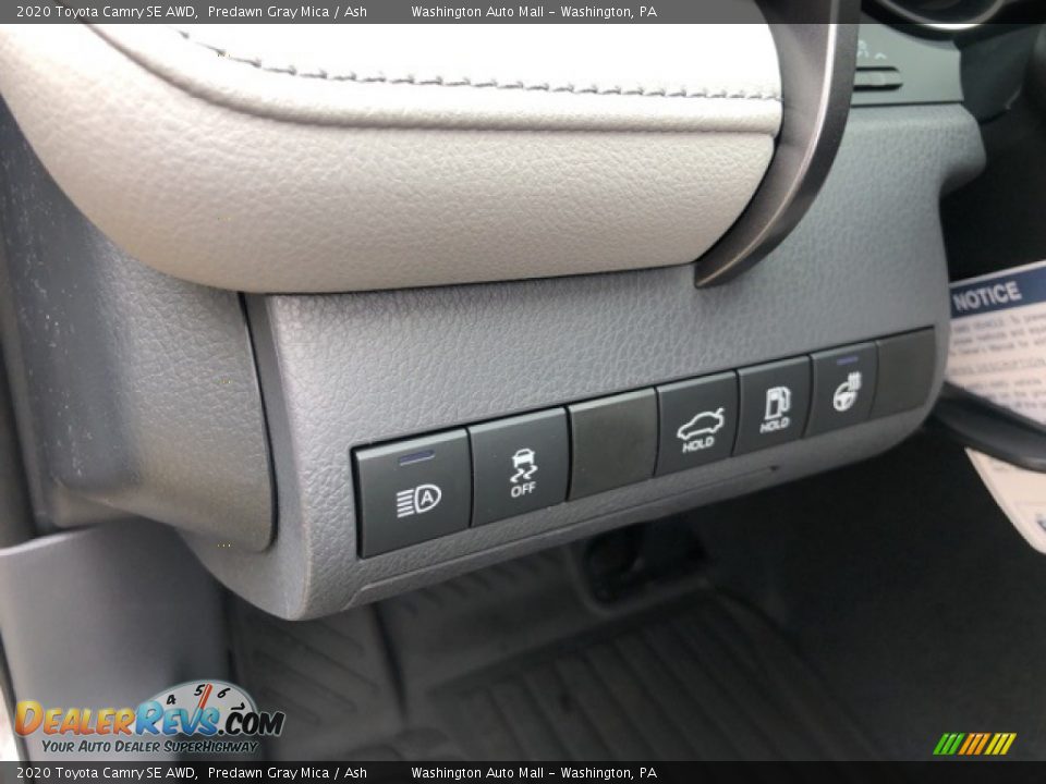 2020 Toyota Camry SE AWD Predawn Gray Mica / Ash Photo #9