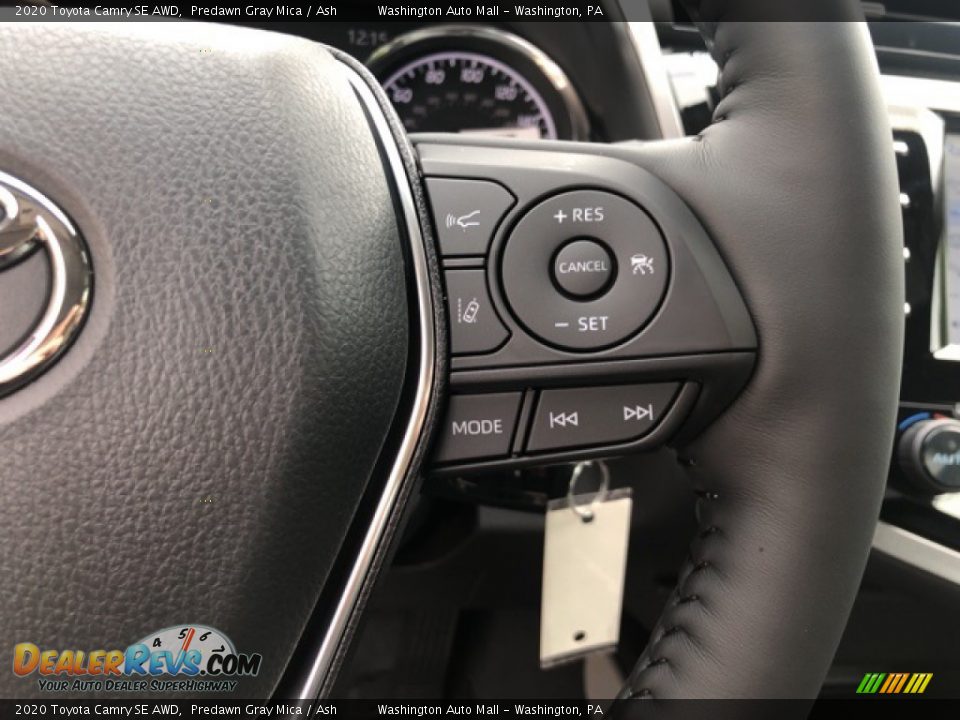 2020 Toyota Camry SE AWD Predawn Gray Mica / Ash Photo #12