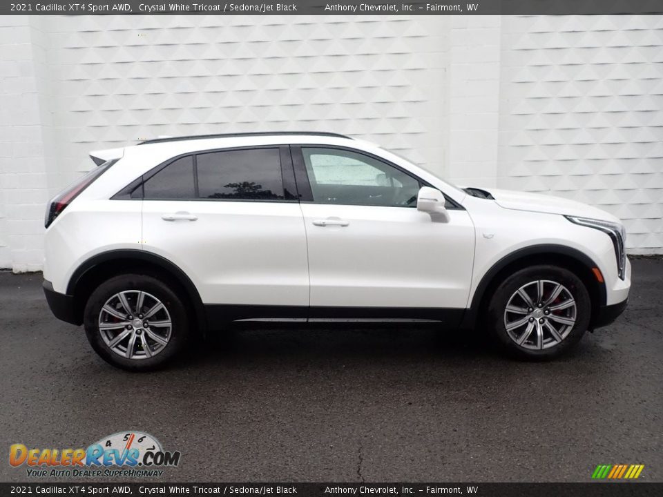 Crystal White Tricoat 2021 Cadillac XT4 Sport AWD Photo #4