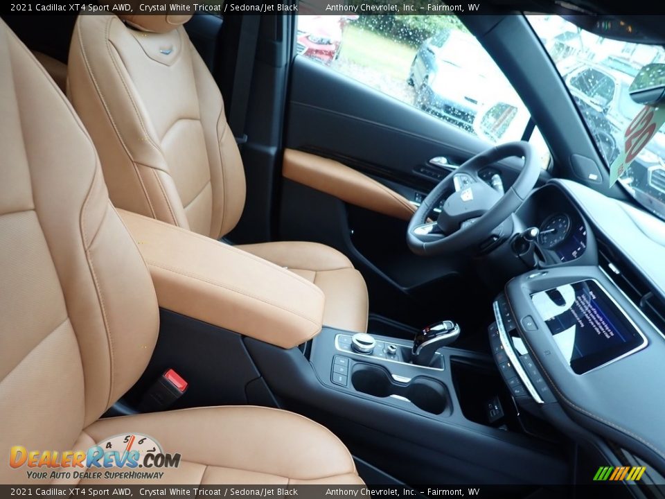 Sedona/Jet Black Interior - 2021 Cadillac XT4 Sport AWD Photo #9