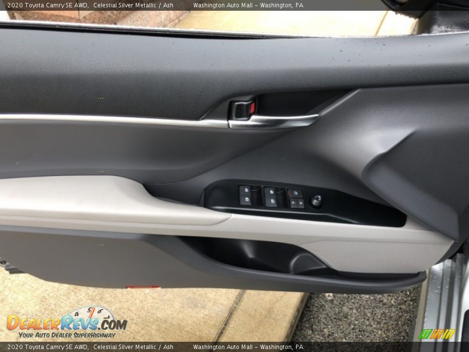 2020 Toyota Camry SE AWD Celestial Silver Metallic / Ash Photo #6