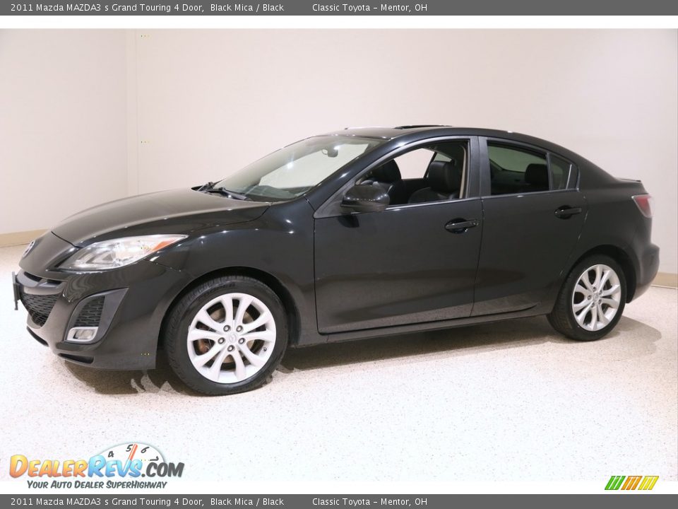 Black Mica 2011 Mazda MAZDA3 s Grand Touring 4 Door Photo #3