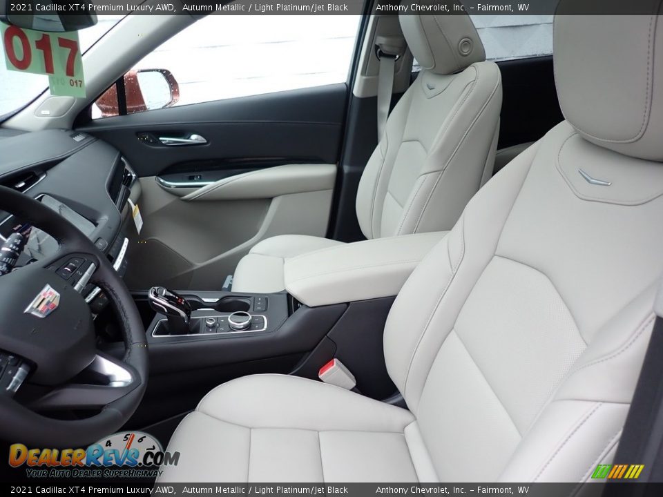 Front Seat of 2021 Cadillac XT4 Premium Luxury AWD Photo #12