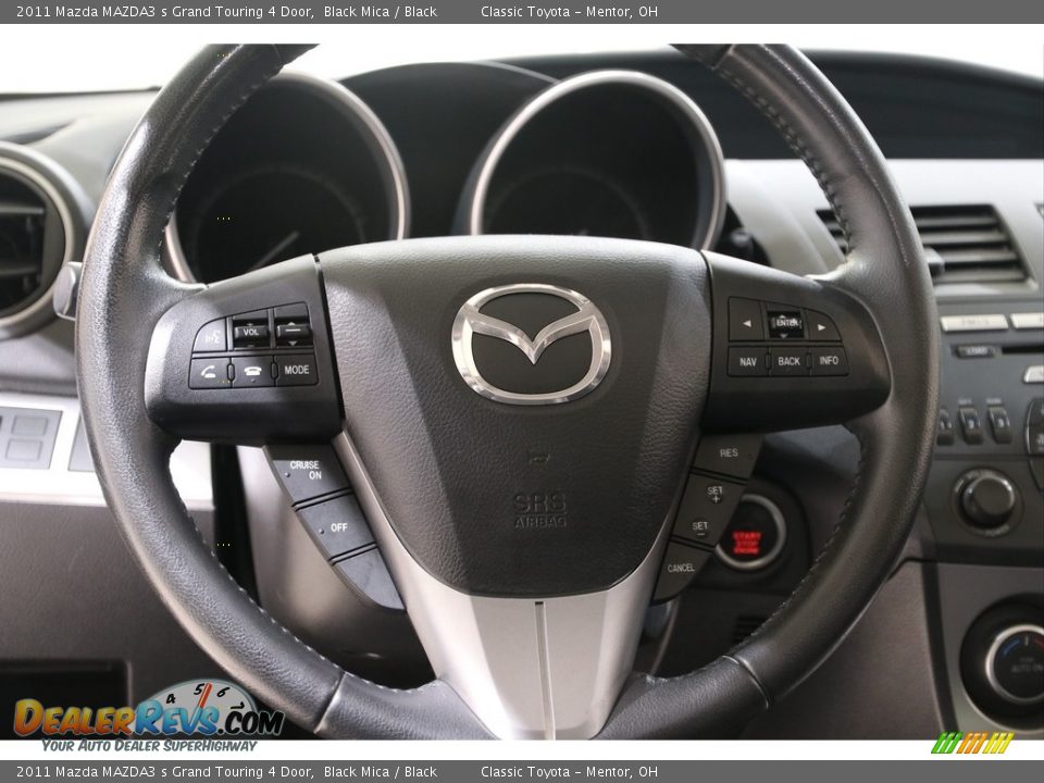 2011 Mazda MAZDA3 s Grand Touring 4 Door Steering Wheel Photo #7