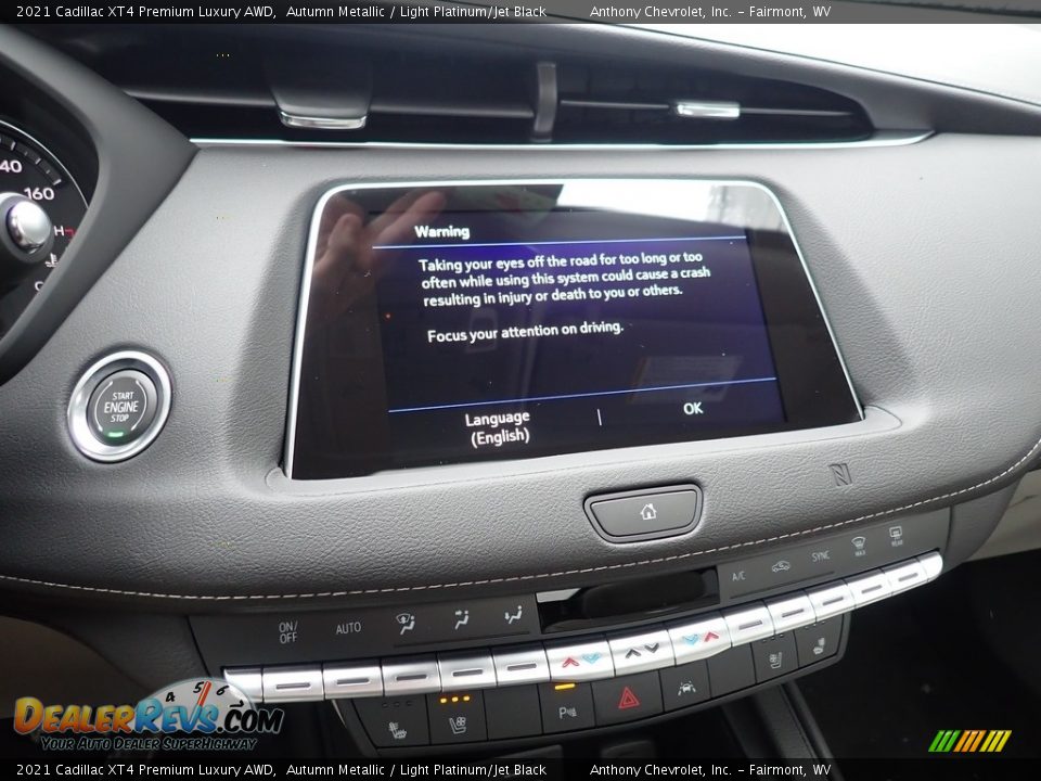 Controls of 2021 Cadillac XT4 Premium Luxury AWD Photo #15