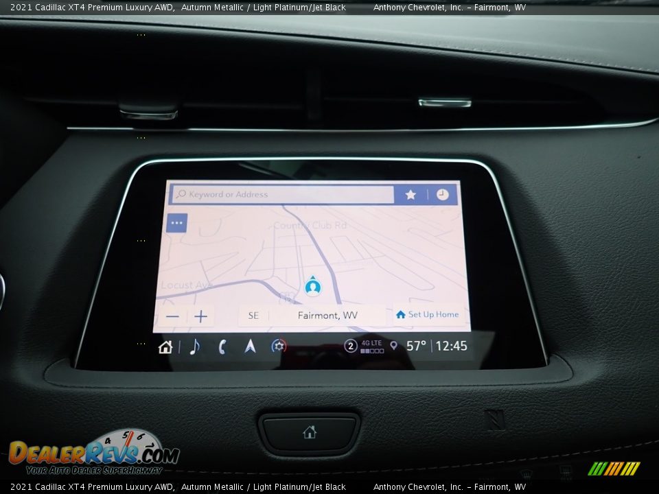 Navigation of 2021 Cadillac XT4 Premium Luxury AWD Photo #16